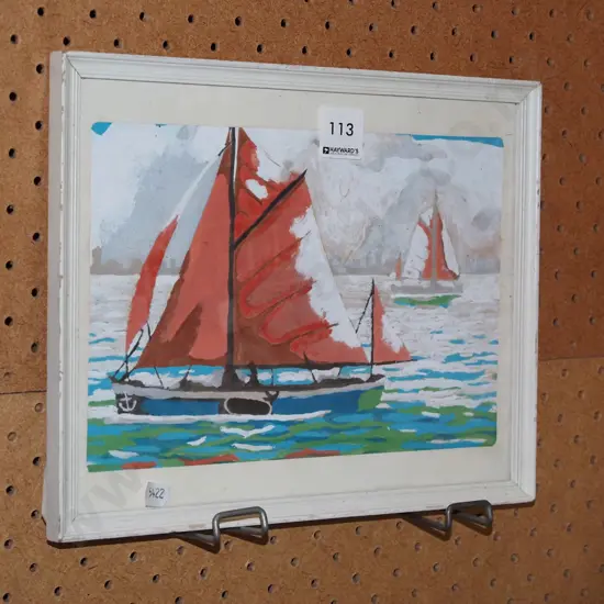 framed print - sailing boats