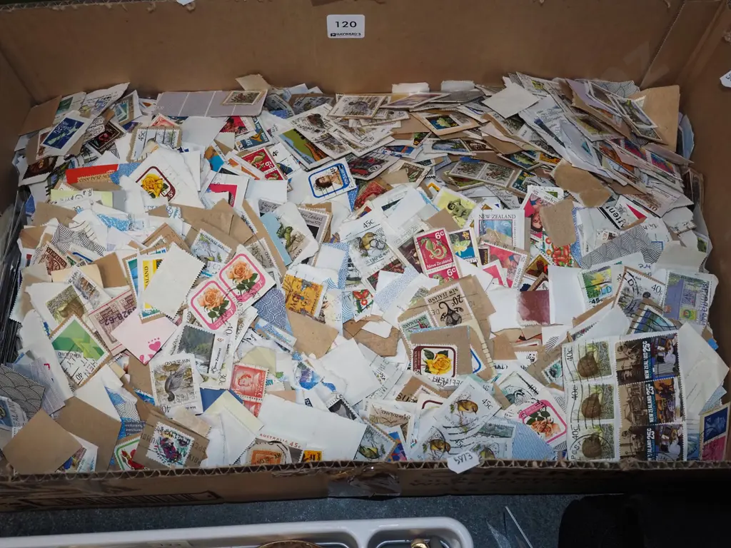 box of various stamps Image 1++