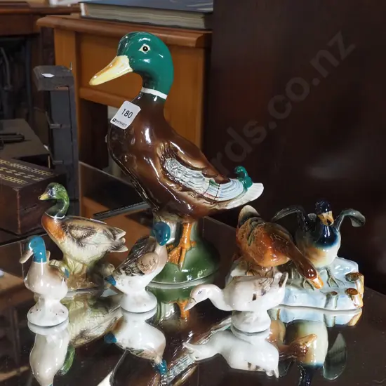 various duck figurines H325