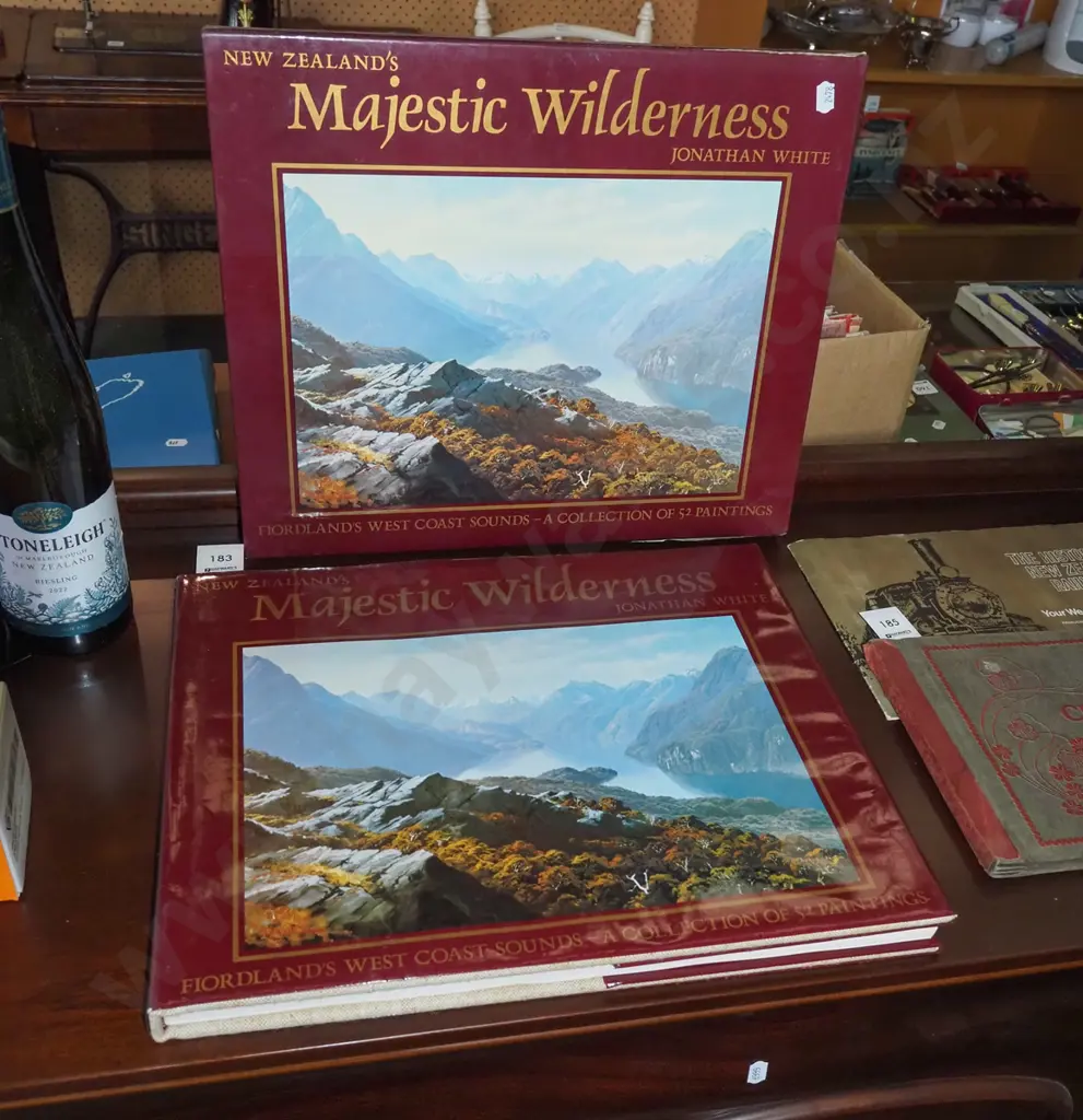 slip cased Jonathan White Majestic Wilderness book Image 1++