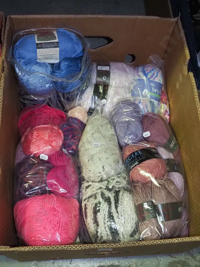 box of knitting yarn Image 1++