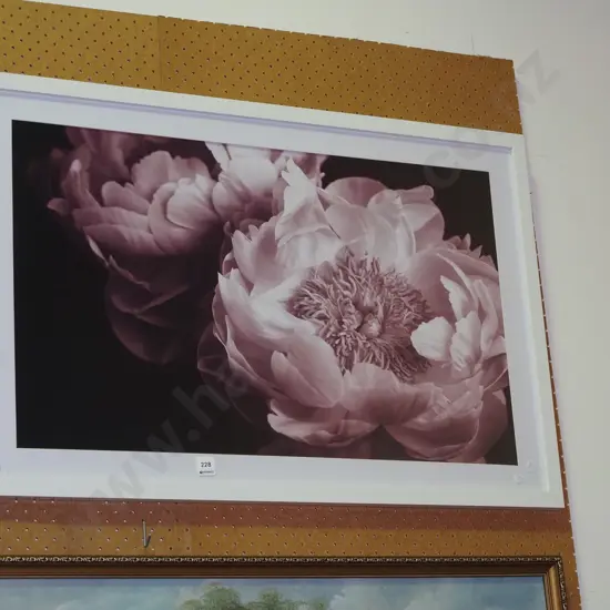 framed photo print - flowers