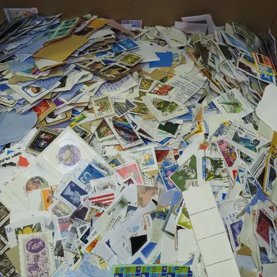 box of stamps