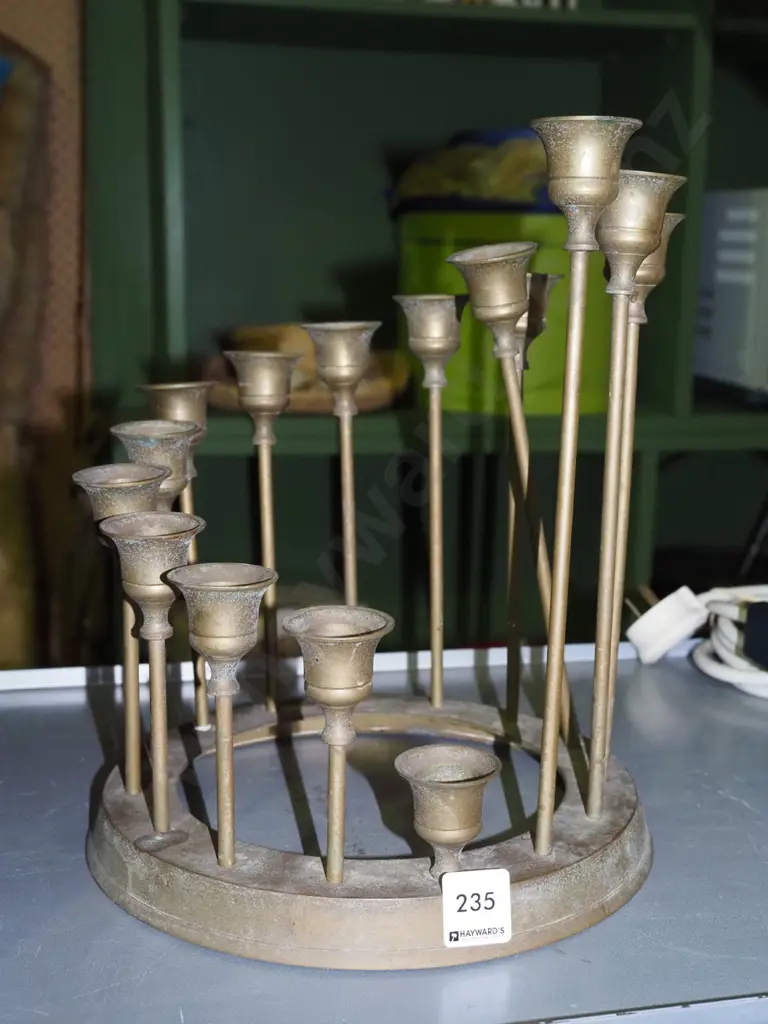 brass candelabra H285 Image 1++