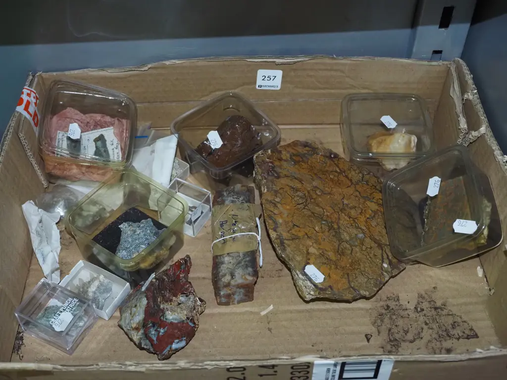 box of polished stones and gemstones Image 1++