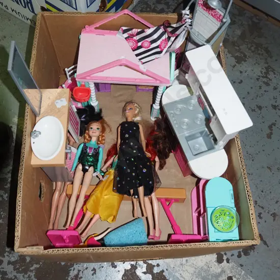 box of children's toys