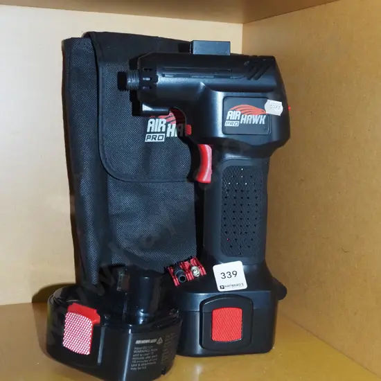 Air Hawk Pro battery powered tyre inflater