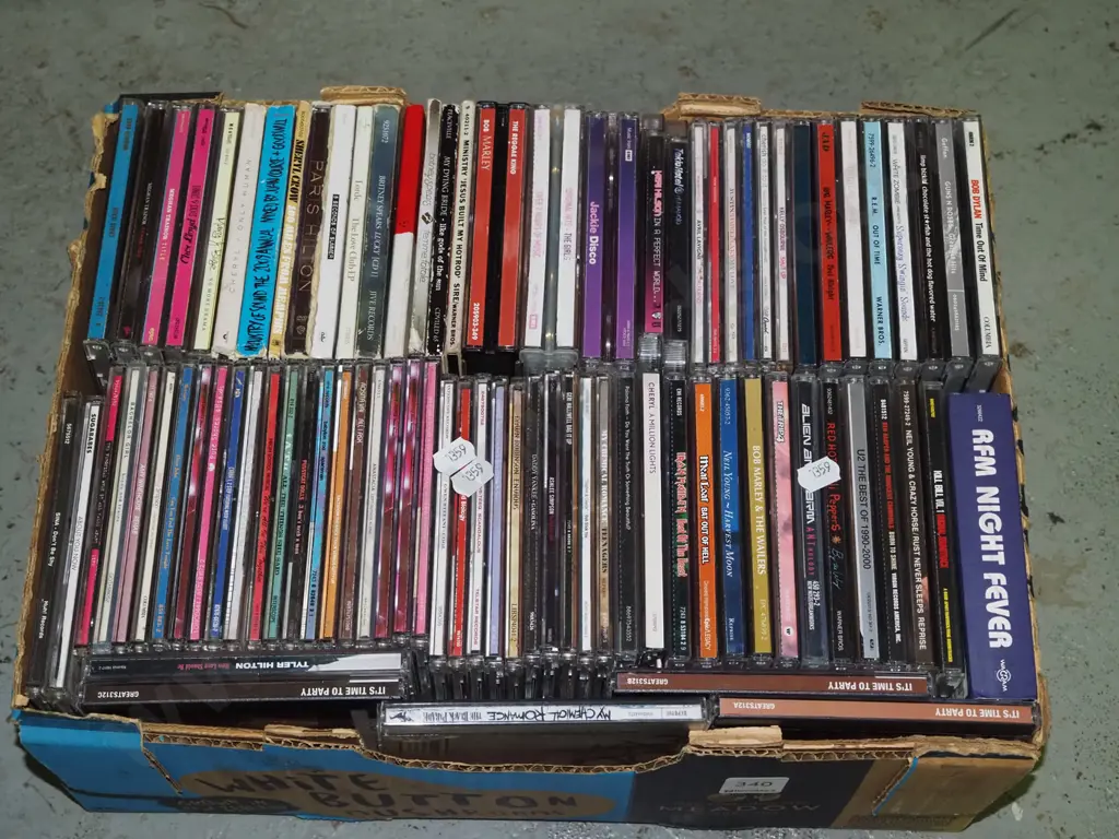 box of DVDs Image 1++