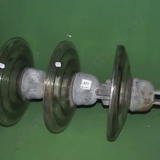 heavy duty metal and glass insulators