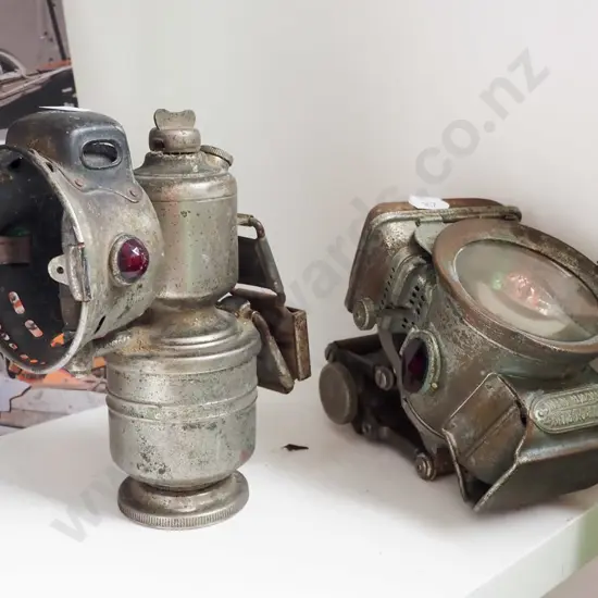 2x restorer's carbine bike lamps
