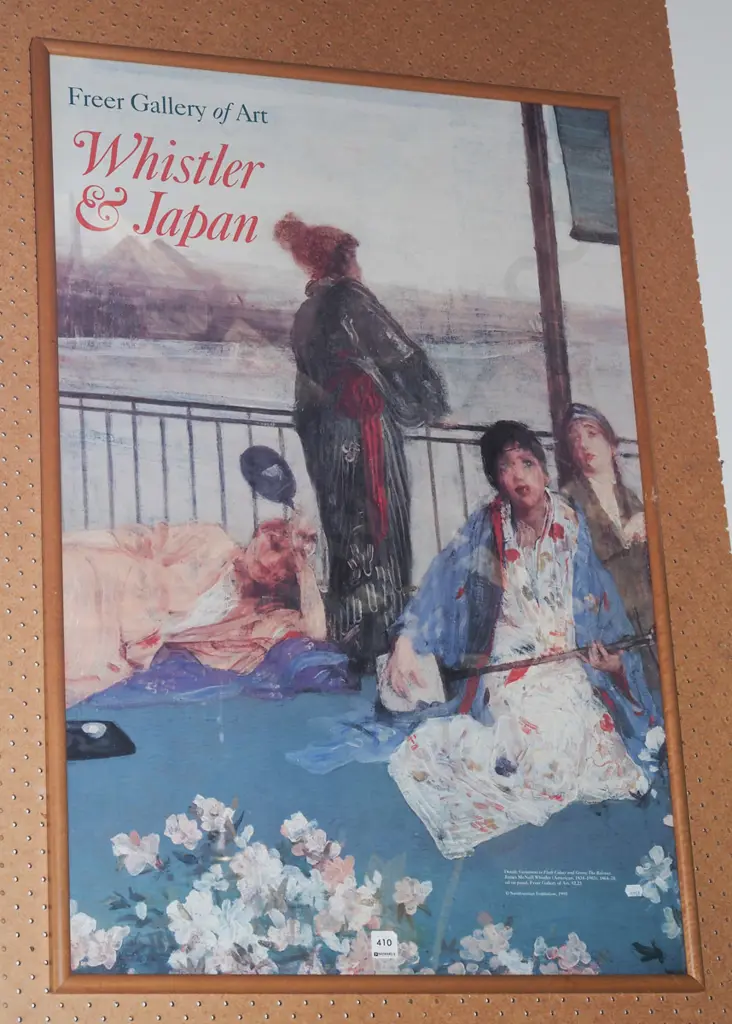 framed Whistler in Japan promotional poster print Image 1++
