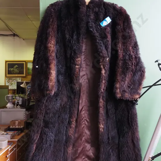 large fur coat