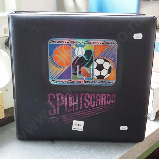 album of basketball collector cards