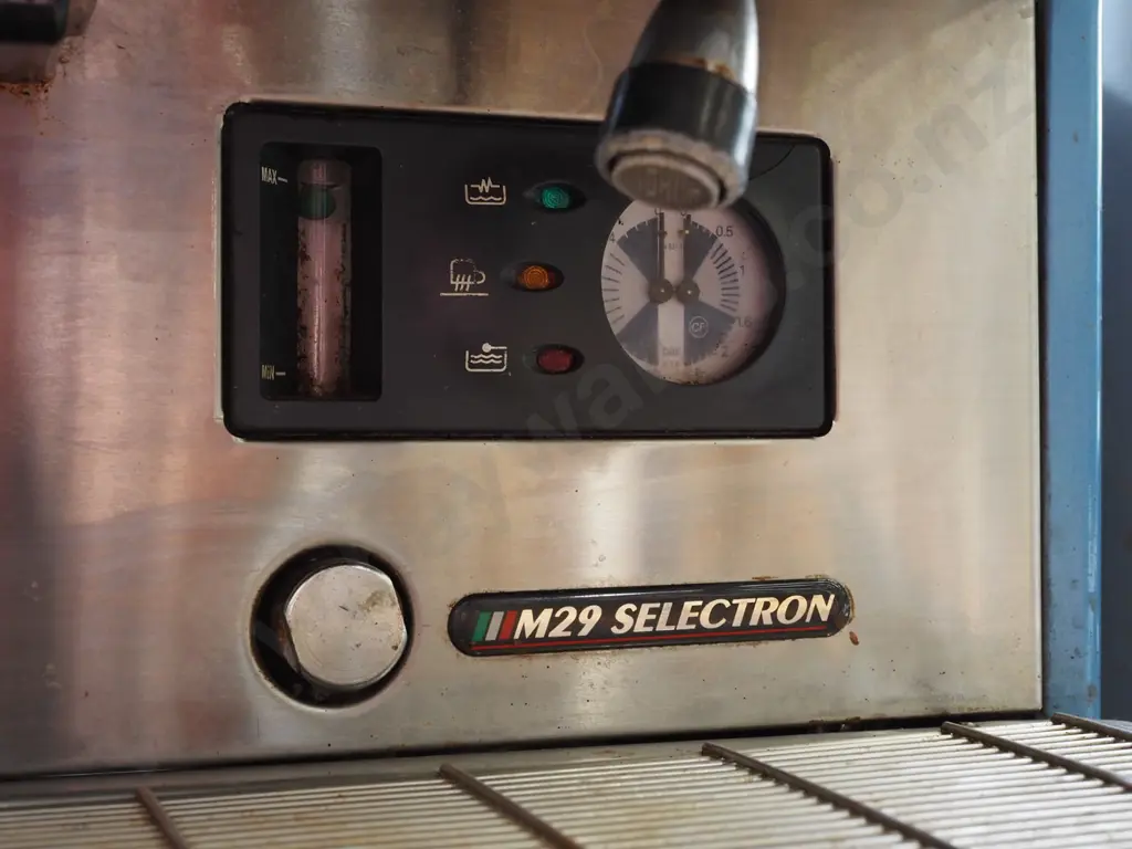 Cimbali 3 head commercial coffee maker with 5 handles, jugs, tampers etc Image 1++