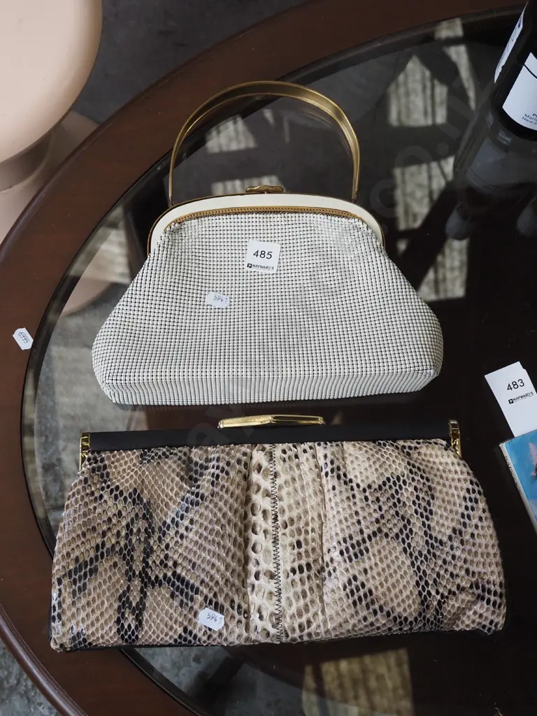 snakeskin hand bag, Oroton hand bag Image 1++