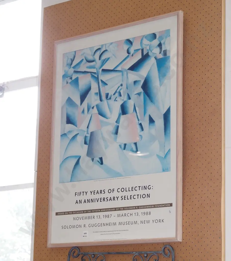 Guggenheim framed advertising print Image 1++