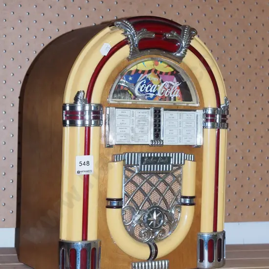 dukebox themed tape cassette player - As Is No Returns