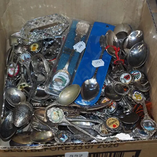 box of teaspoons