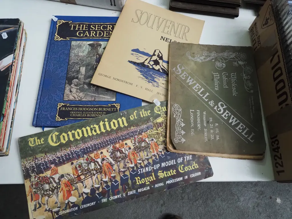 Nelson souvenir book, coronation pop up book etc Image 1++