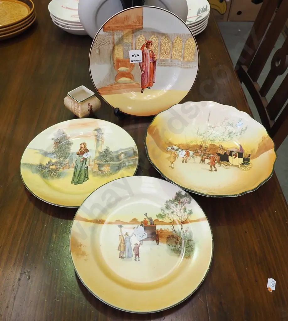 Doulton bowls, plates, pot Image 1++