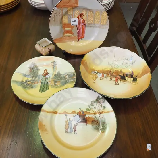Doulton bowls, plates, pot