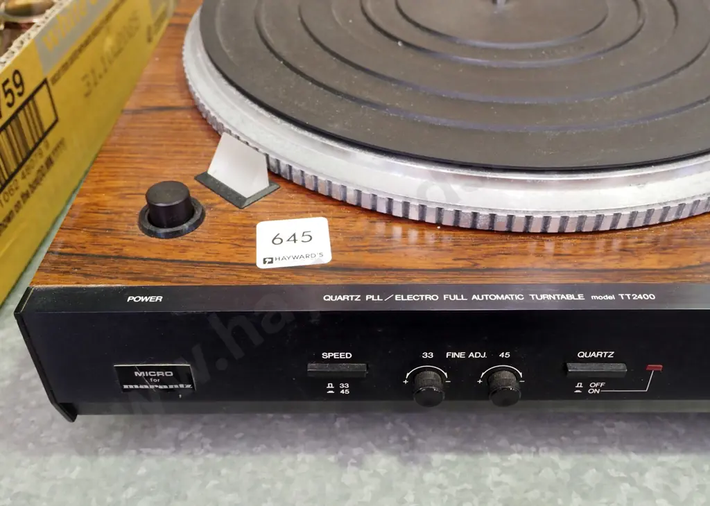 Marantz turntable - no cover As Is No Returns Image 1++