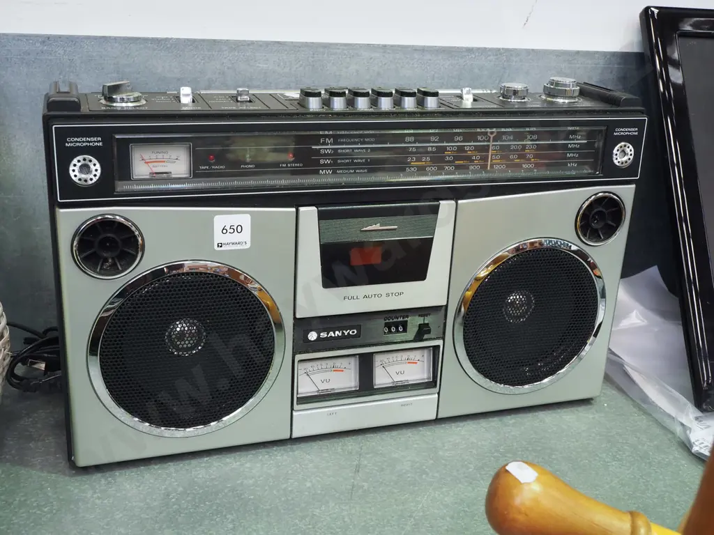Sanyo radio cassette player - As Is No Returns Image 1++