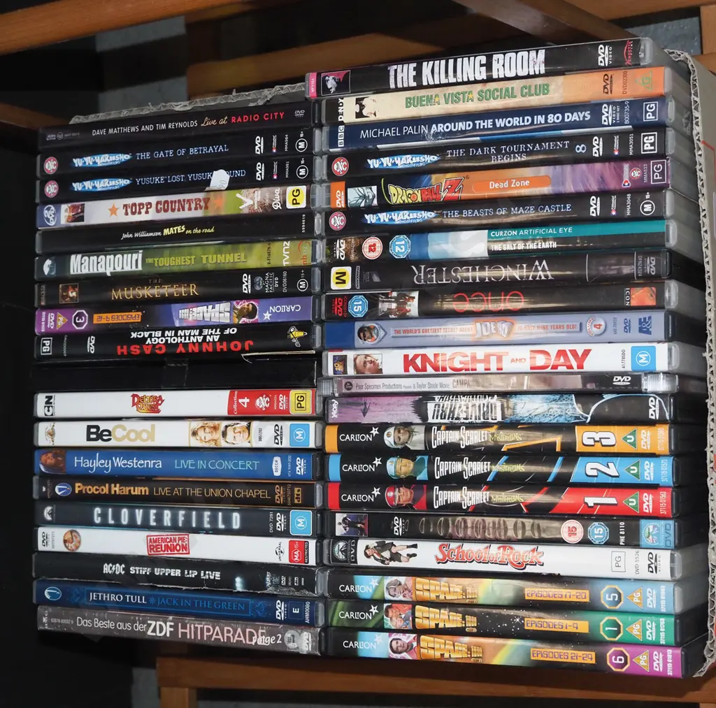 box of DVDs   Image 1++