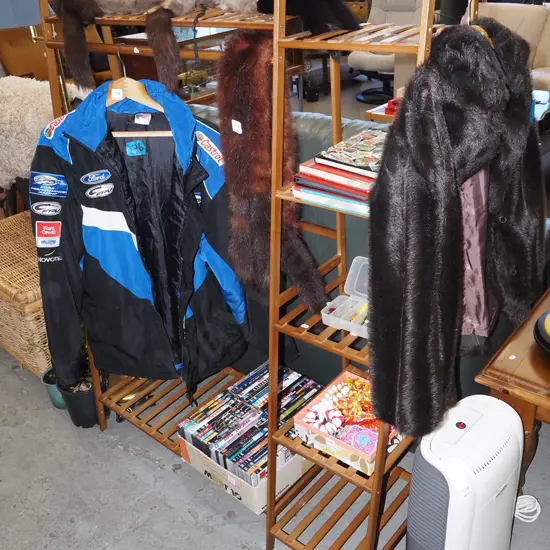 bamboo freestanding clothing rack H1420 W1000 D400