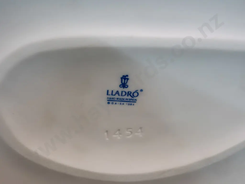 intricate Lladro figure of flower seller with cart and basket of flowers, birds etc. H-265 W-250. Image 1++