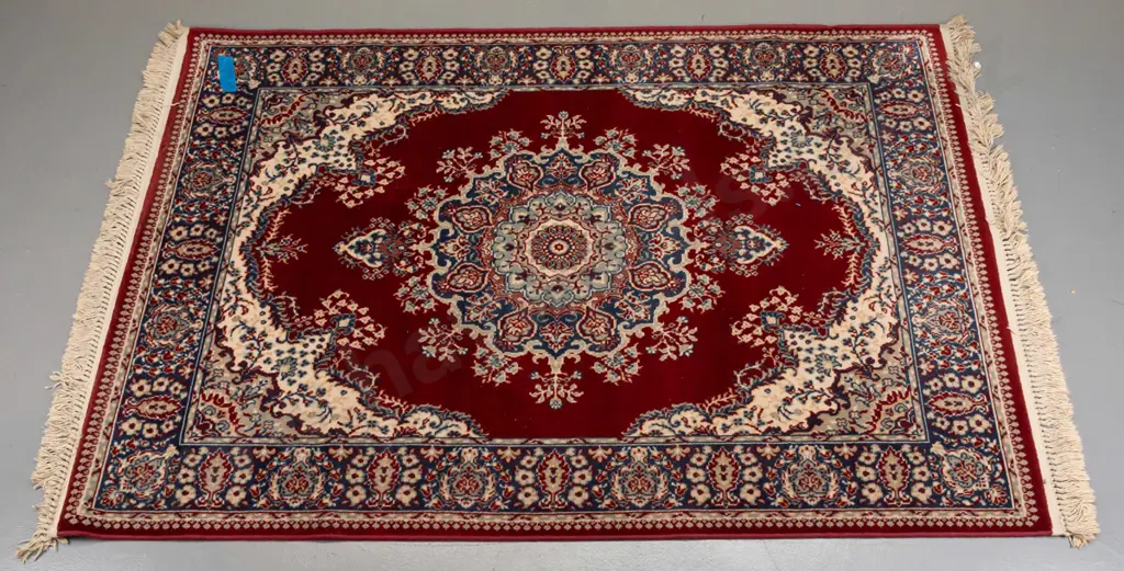 Osta "Saphir" Persian style machine made floor rug - New Zealand wool, made in Belgium L-2000 W-1400 Image 1++