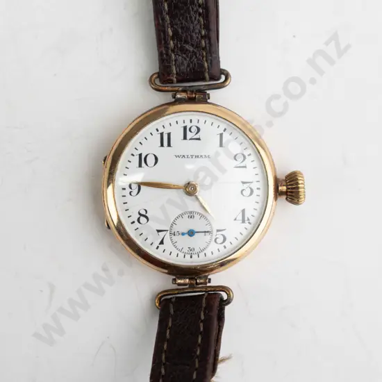 Waltham US wristwatch (10K case, approx 7gm)