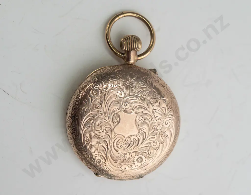 Baume Swiss 1910 pocket watch (9K case, approx 10gm) Image 1++