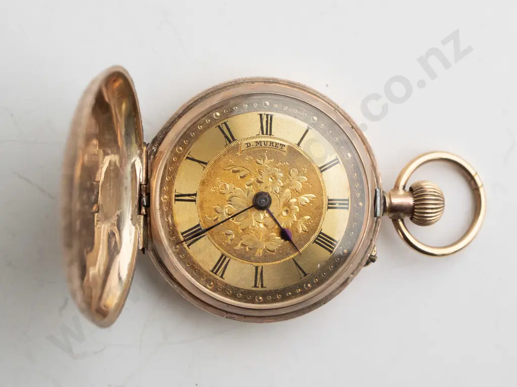 Baume Swiss 1910 pocket watch (9K case, approx 10gm) Image 1++