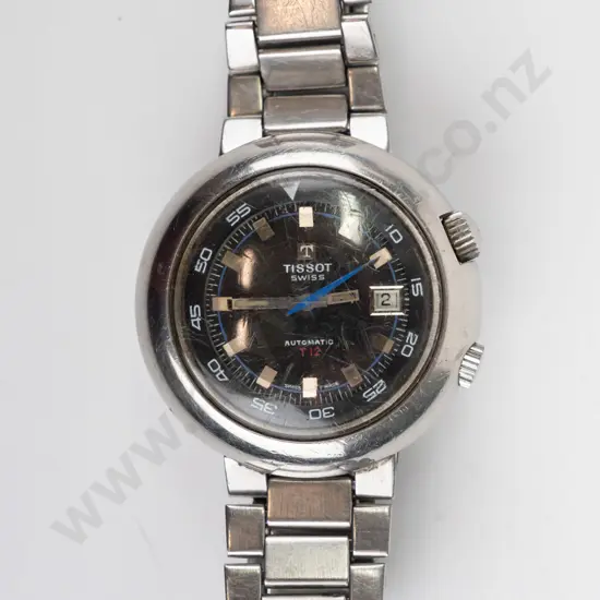 Tissot auto wrist watch with date going well