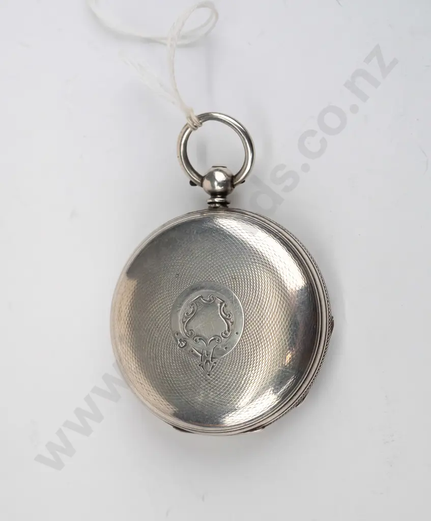 silver 'Jones Fusee London' 53A  stamped lion, shield, k Image 1++