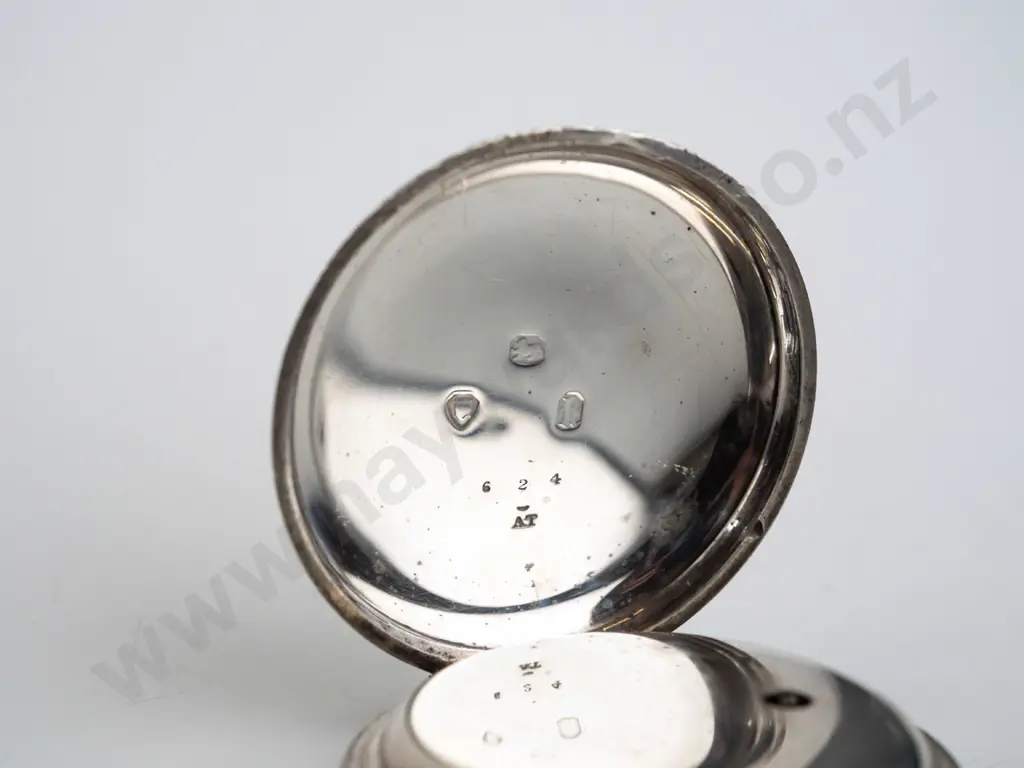 silver 'Jones Fusee London' 53A  stamped lion, shield, k Image 1++