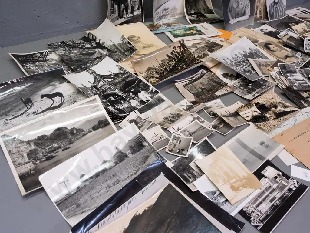 large collection of vintage photographs, family portraits, travel & wedding, scenic landscapes etc - including postcards Image 1++