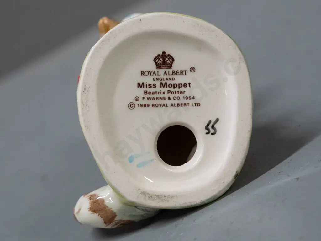 Royal Albert Beatrix Potter figurine - Miss Moppet H-75 Image 1++
