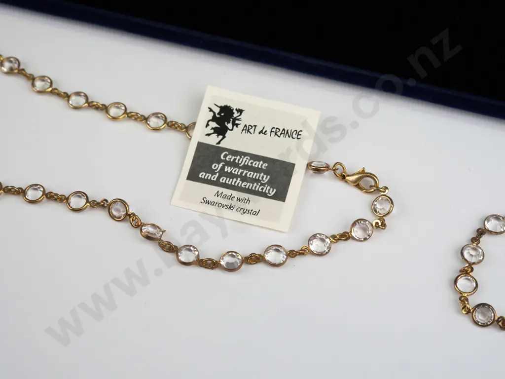 crystal necklace & bracelet Image 1++