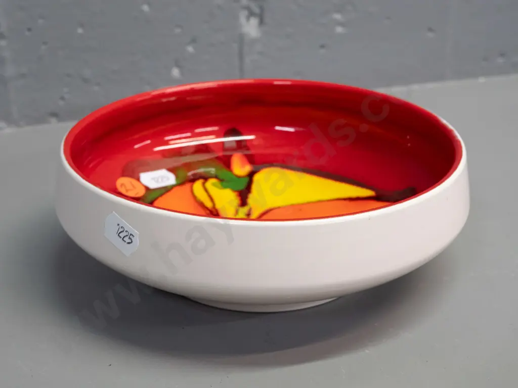 retro Poole pottery "Delphis" bowl H-60 D-170 - see photo for marks on base Image 1++