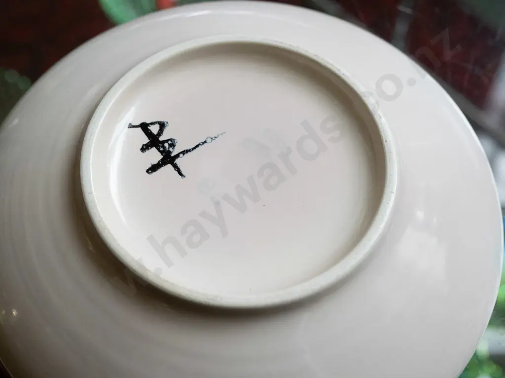 retro Poole pottery "Delphis" bowl H-60 D-170 - see photo for marks on base Image 1++