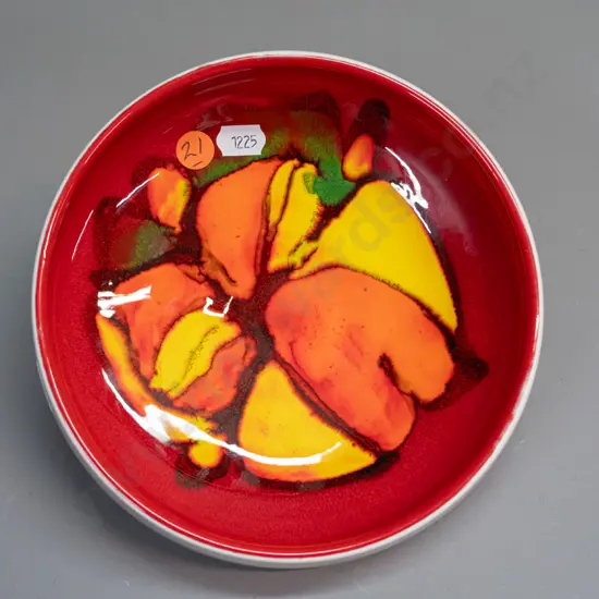 retro Poole pottery "Delphis" bowl H-60 D-170 - see photo for marks on base