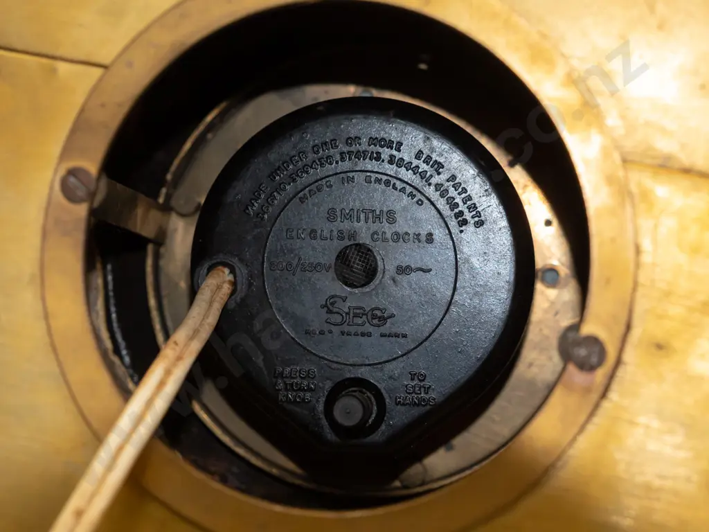 vintage ornate brass and gilded cast metal clock on gilded plaster base, on Victorian glass-domed timber base not Image 1++