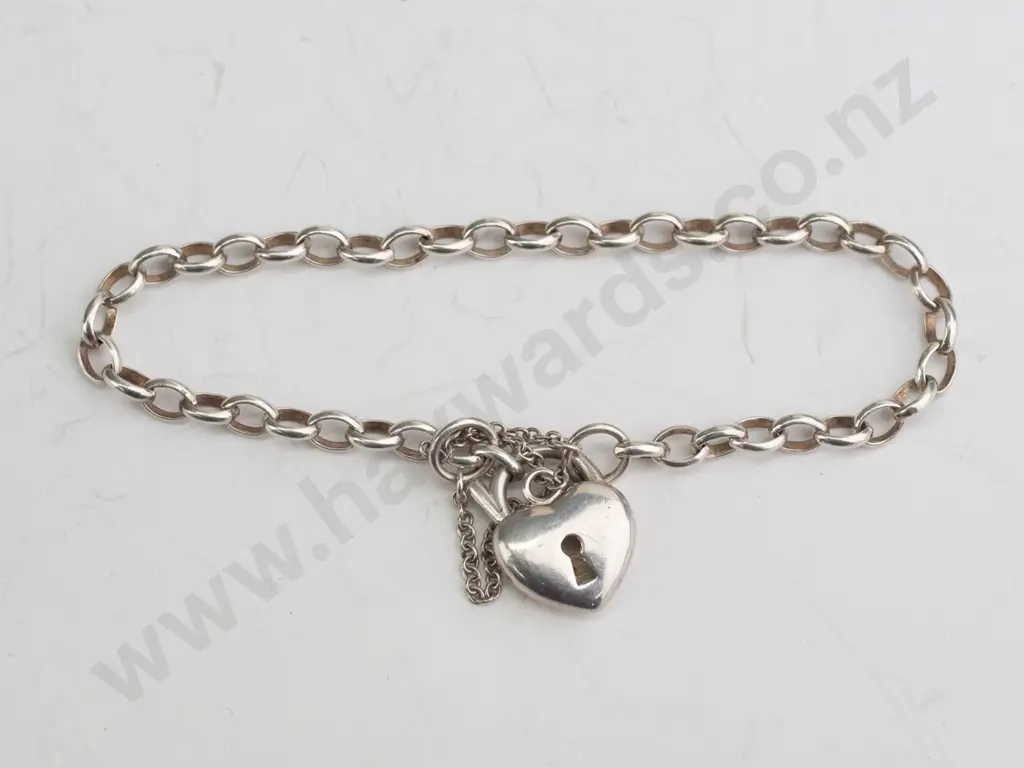 silver belcher bracelet stamped 925 Image 1++