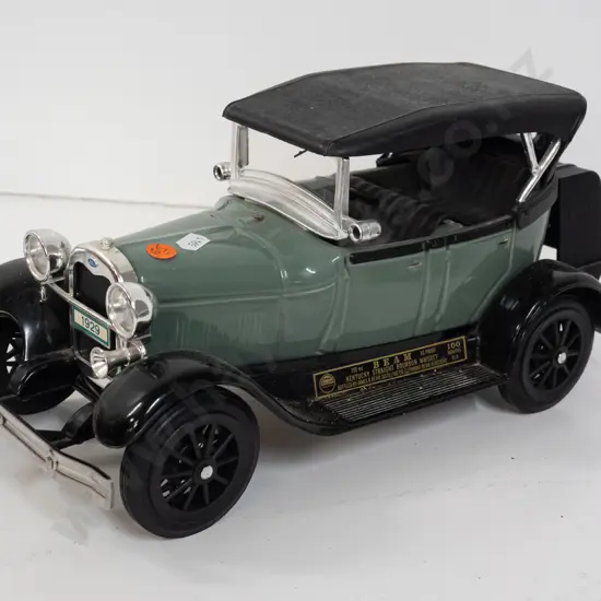 Jim Beam automotive decanter - 1929 Ford Model A Phaeton, partial contents L-345