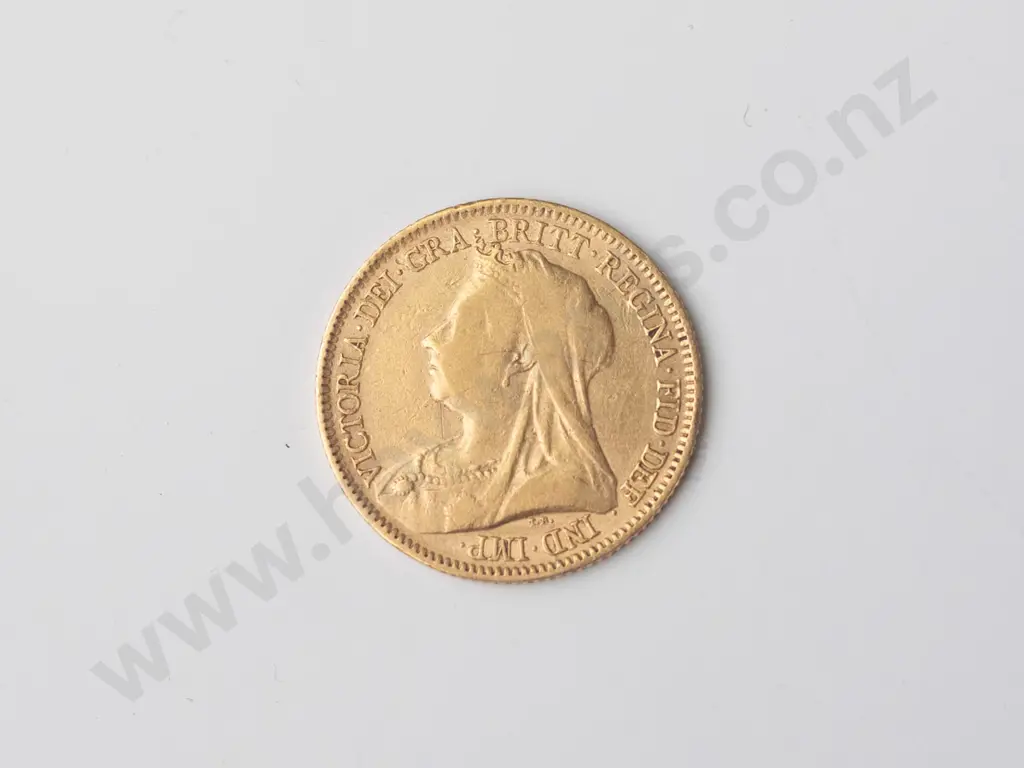 1893 half soverign 3.99gm Image 1++