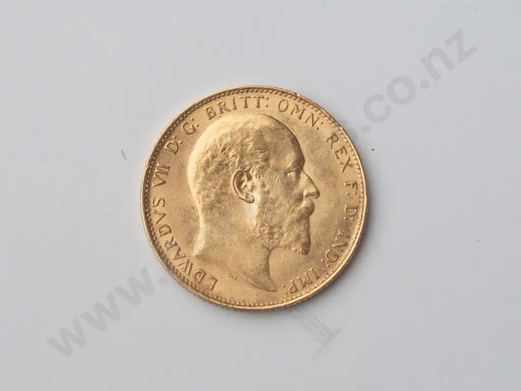 1909 sovereign 7.99gm Image 1++