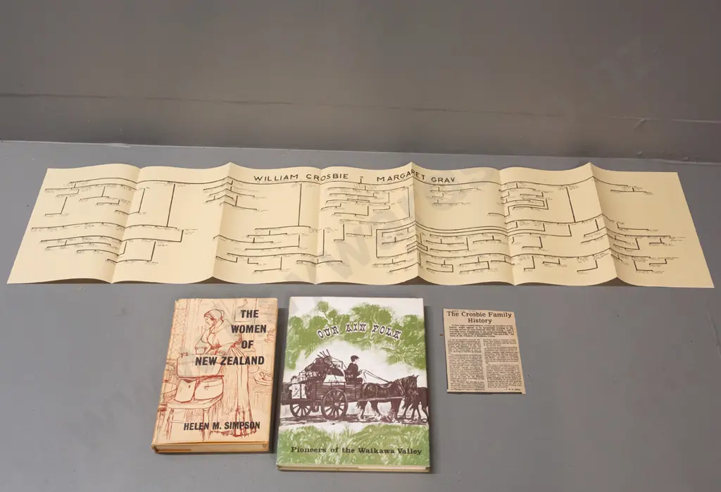 2 NZ history books - Women of New Zealand and Our Ain Folk - Pioneers of the Waikawa Valley - wear to dust jackets Image 1++