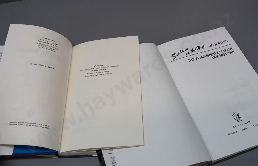 7 books - Otago and Southland local histories - Mona Anderson, Remarkables Station, Story of Orari Gorge, etc. - some Image 1++